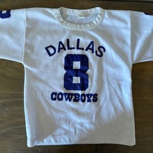 Hutch Vintage Dallas Cowboys #8 Kids Jersey Troy Aikman   8594  Small